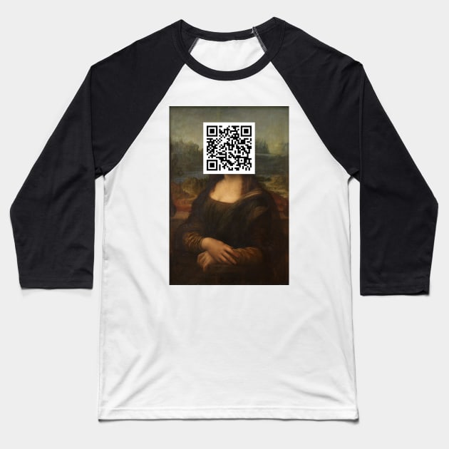 QR Code Baseball T-Shirt by TannerMedina